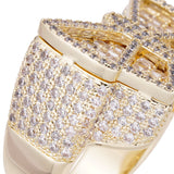 Big Daddy Butterfly Iced Out Diamond Ring - Ring