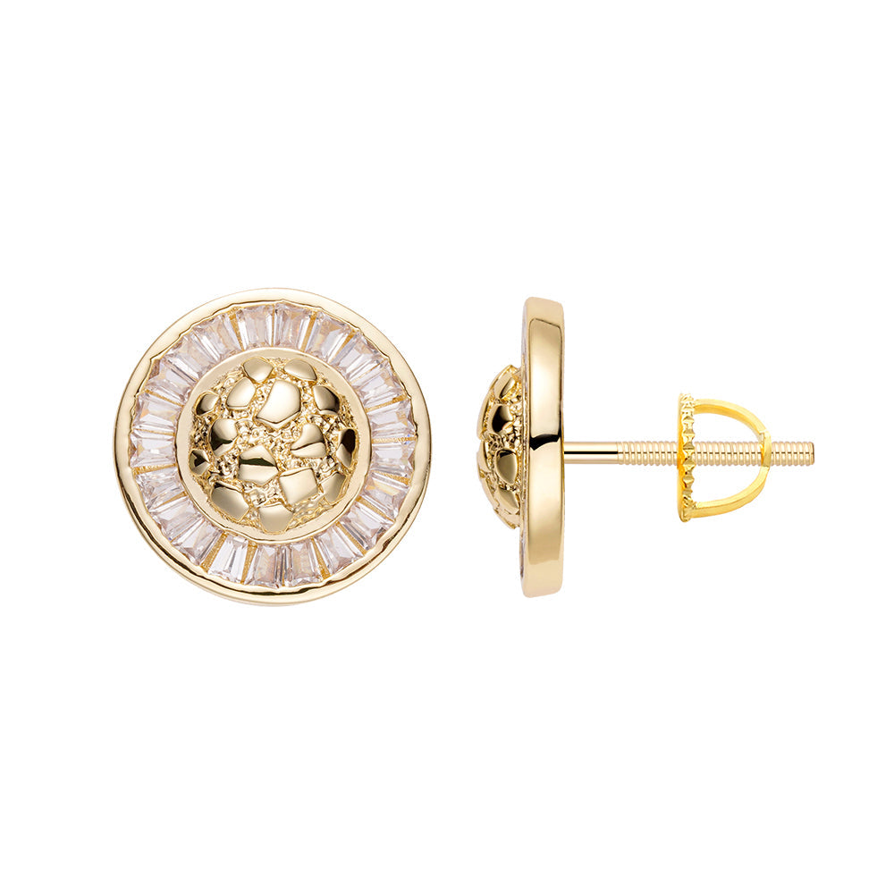 Big Daddy Cluster Baguette Diamond Earring - Earring