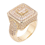 Big Daddy Conqueror Iced Out Baguette Diamond Ring - Ring