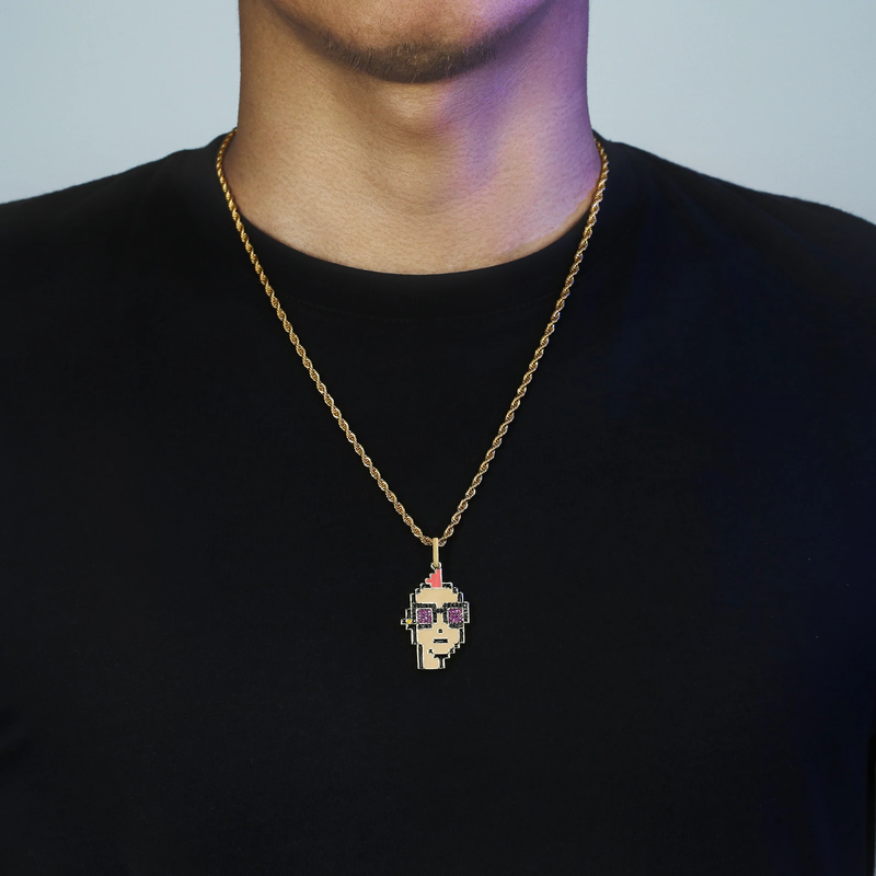 Big Daddy Cryptopunk NFT Pendant #2 - Limited edition - Pendant