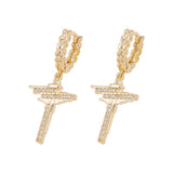 Big Daddy Dangle Hoop Earring - Earring