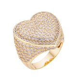 Big Daddy ’Heart’ Iced Out Ring - Ring