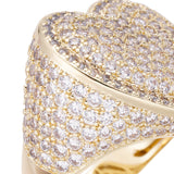 Big Daddy ’Heart’ Iced Out Ring - Ring