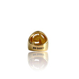 Big Daddy Iced Horseshoe Gold Ring - Ring