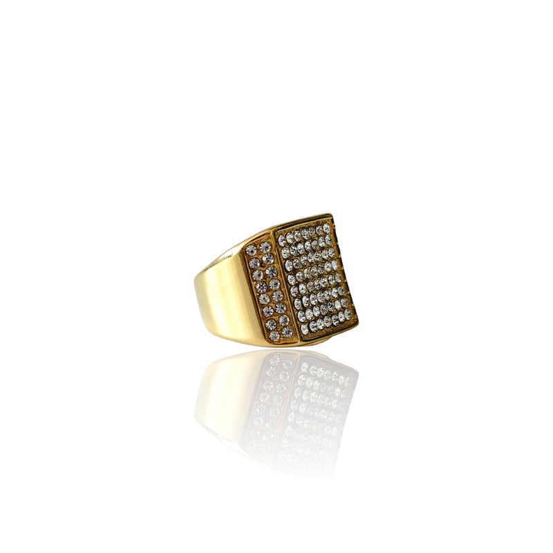 Big Daddy Iced Out Square Bling Ring - Ring