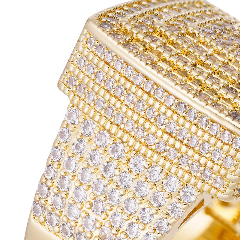 Big Daddy Imperial Iced Out Diamond Ring - Ring