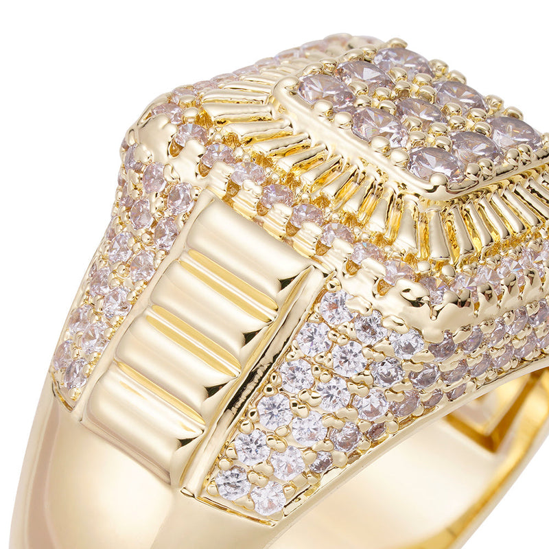 Big Daddy Rollie Iced Out Diamond Ring - Ring