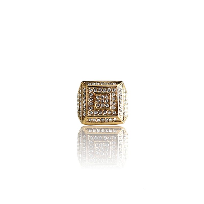 Big Daddy Royal Iced Gold Ring - Ring