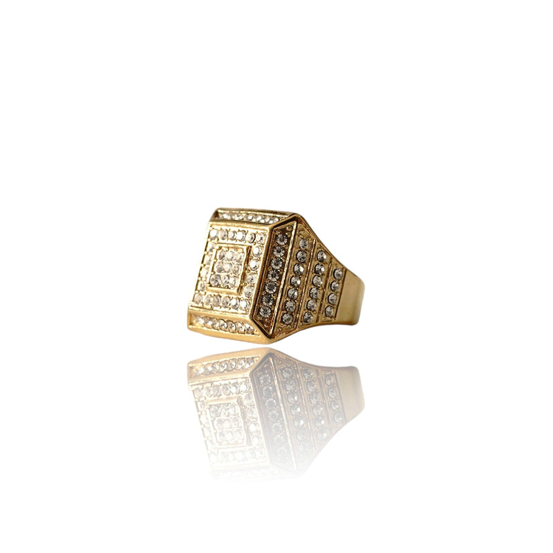 Big Daddy Royal Iced Gold Ring - Ring