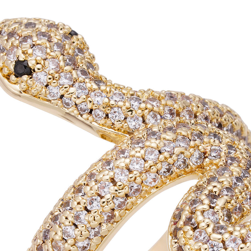 Big Daddy Snake Iced Out Diamond Ring - Ring