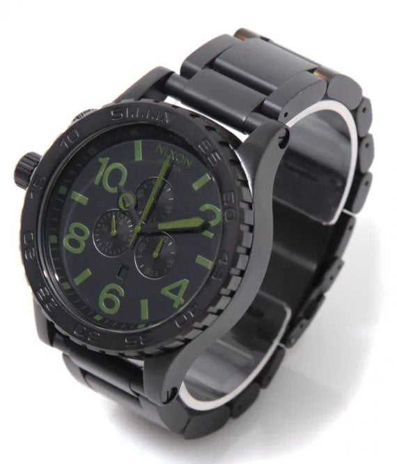 Nixon 51-30 Chrono Black Green Men's Watch