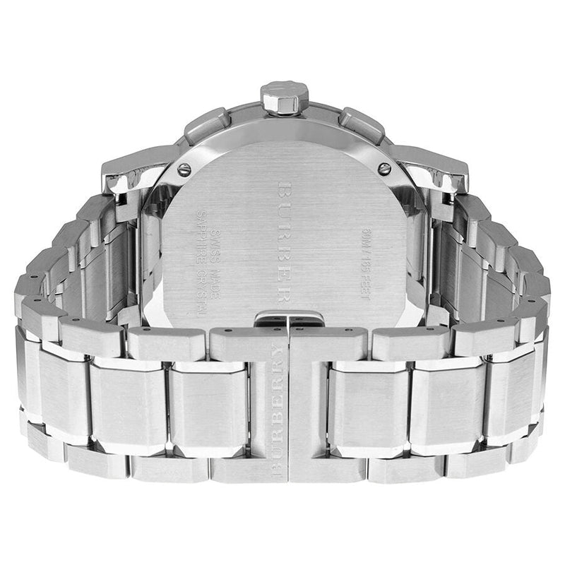 Burberry Black Dial Chronograph Stainless Steel Men's Watch BU9351 - The Watches Men & CO #3