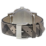 Burberry Brown Impressed Check Dial Check Fabric Strap Men's Watch BU9361 - The Watches Men & CO #3