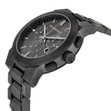 Burberry Chronograph Dark Grey Dial Black Ion-plated Men's Watch BU9354 - The Watches Men & CO #2