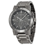 Burberry Chronograph Gunmetal Dial  Grey Ion-plated Stainless Steel Men's Watch BU9381 - The Watches Men & CO