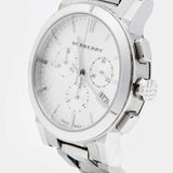 Burberry City Chronograph Silver Dial Stainless Steel Ladies Watch BU9750 - Watch
