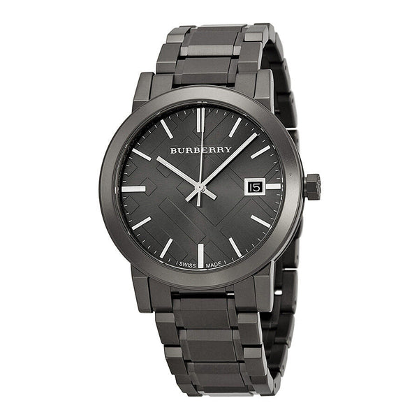 Burberry Grey Dial Grey Ion-plated Men's Watch BU9007 - The Watches Men & CO
