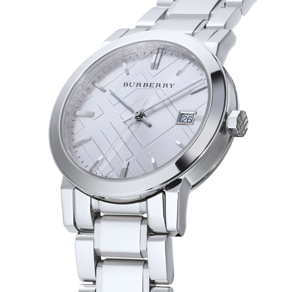 Burberry Grey Dial Stainless Steel Unisex Watch BU9035 - Watch