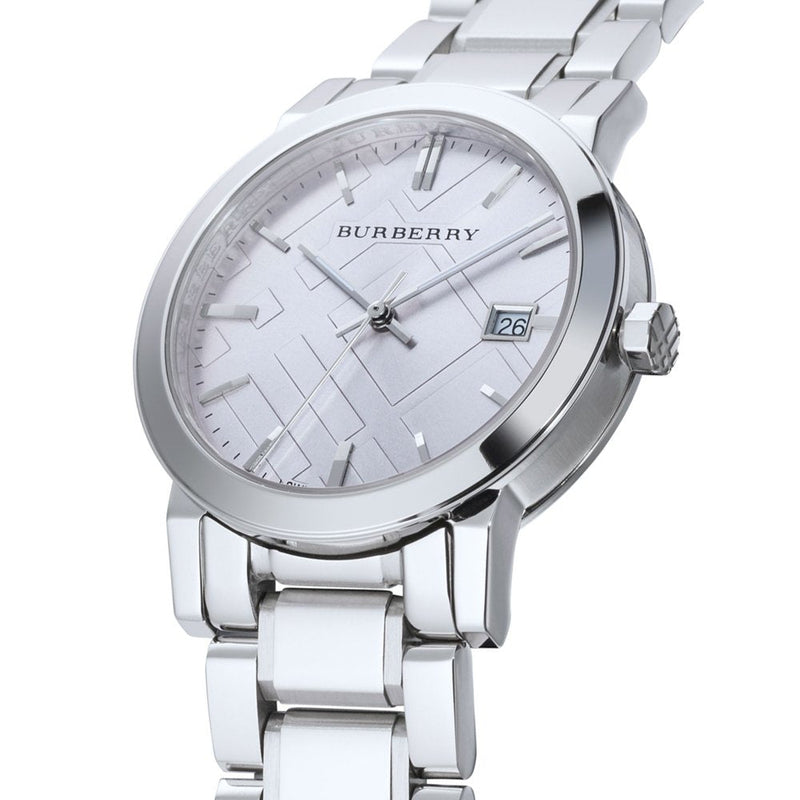 Burberry Grey Dial Stainless Steel Unisex Watch BU9035 - Watch