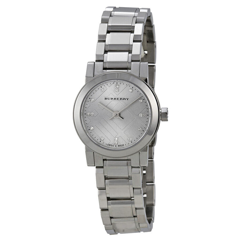 Burberry New Classic Silver Dial Stainless Steel Ladies Watch BU9230 - The Watches Men & CO