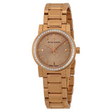 Burberry Rose Dial Diamond-set Bezel Rose Gold-tone Ladies Watch BU9225 - The Watches Men & CO