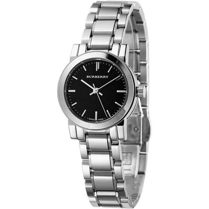 Burberry The City Black Dial Silver Women’s Watch BU9201 - Watch