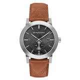Burberry Men’s Swiss Made Leather Strap Black Dial Men's Watch  BU9905 - The Watches Men & CO