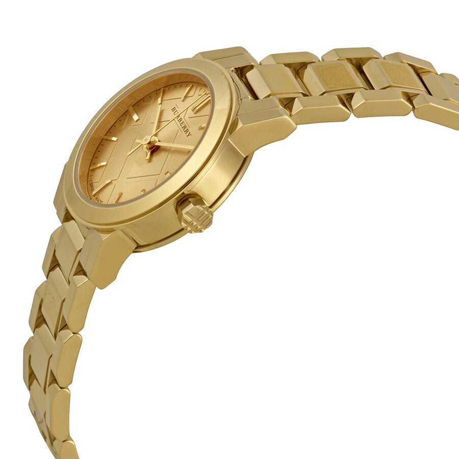 Burberry The City Champagne Dial Gold-tone Ladies Watch BU9227 - The Watches Men & CO #2