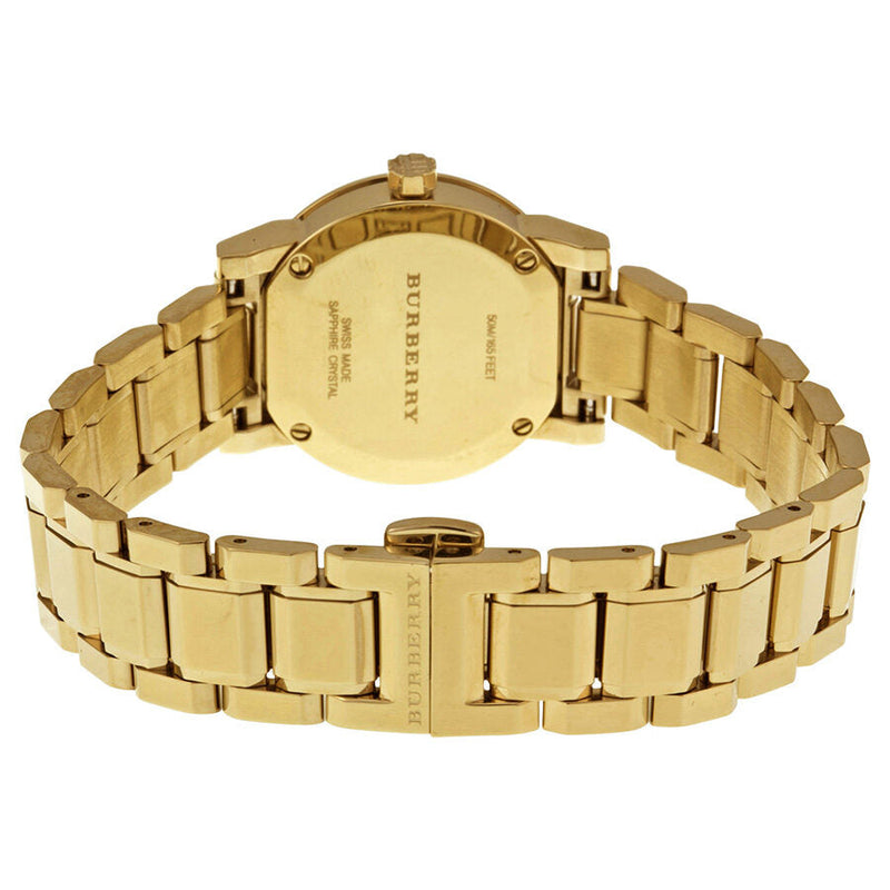 Burberry The City Champagne Dial Gold-tone Ladies Watch BU9227 - The Watches Men & CO #3