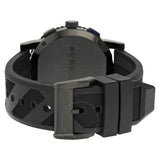 Burberry The City Chronograph Black Dial Black Rubber Strap Watch For Men - BU9806 BU9806 - Image 4