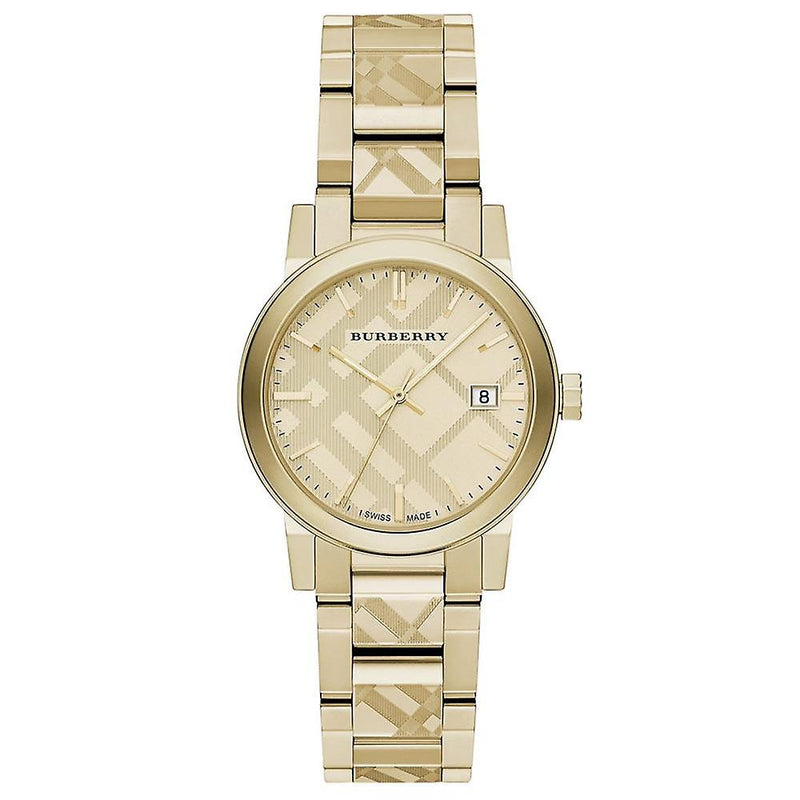 Burberry The City Gold Tone Stainless Steel Women’s Watch BU9145 - Watch