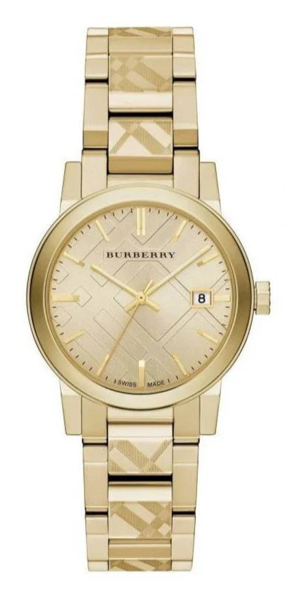 Burberry The City Gold Tone Women’s Watch BU9234 - Watch