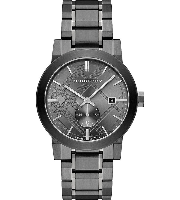 Burberry The City Gunmetal  Dial Steel Men's Watch BU9902 - The Watches Men & CO
