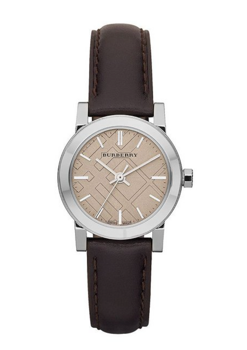 Burberry The City Nova Brown Leather Women’s Watch BU9208 - Watch