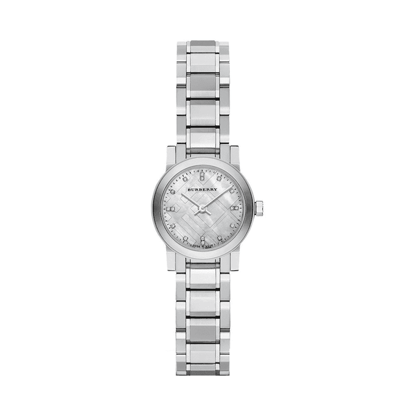 Burberry Women’s Swiss Made Stainless Steel Silver Dial Women's Watch  BU9213 - The Watches Men & CO