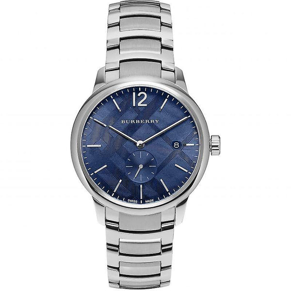 Burberry The Classic Blue Dial Stainless Steel Men’s Watch BU10007 - Watch