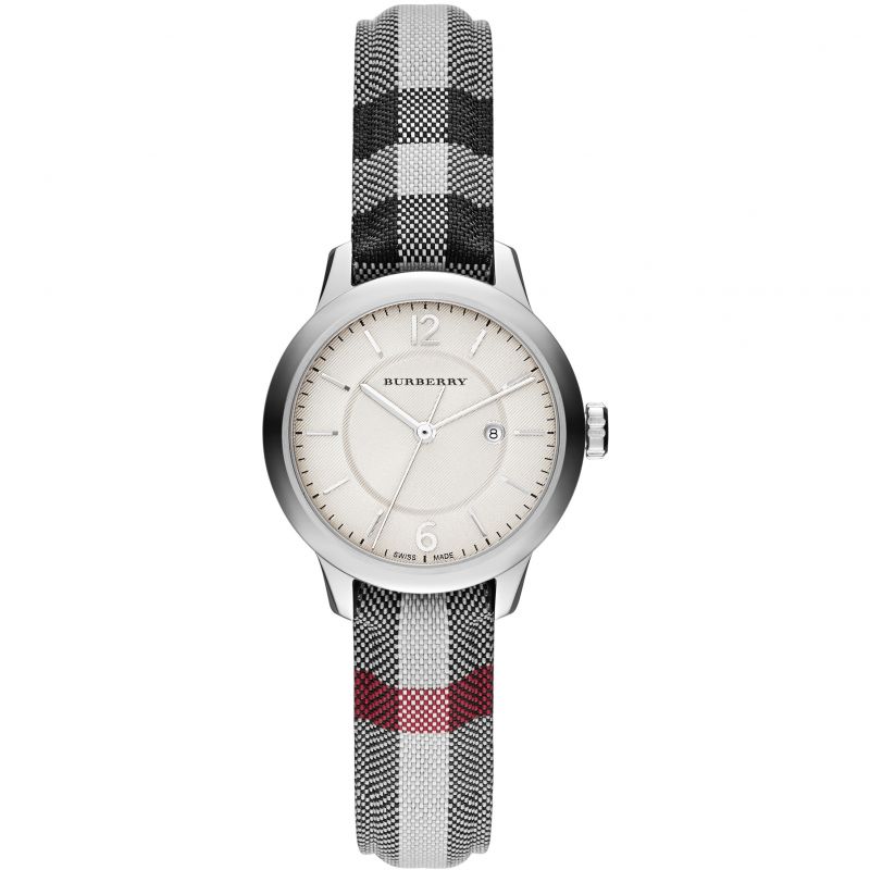 Burberry Ladies Watch The Classic Horseferry Silver Women's Watch  BU10103 - The Watches Men & CO
