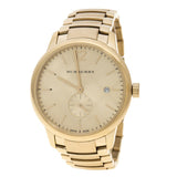 Burberry The Classic Stainless Steel Gold Dial Men’s Watch BU10006 - Watch