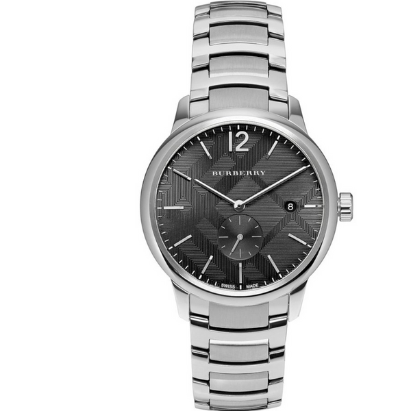 Burberry The Classic Stainless Steel Grey Dial Men’s Watch BU10005 - Watch