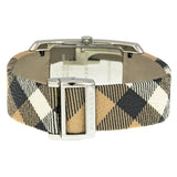 Burberry The Pioneer Silver Check-stamped Dial Haymarket Check Ladies Watch BU9406 - The Watches Men & CO #3