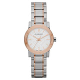 Burberry Women’s Swiss Made Stainless Steel Silver Dial 26mm Watch BU9205 Women's Watch  BU9205 - The Watches Men & Co