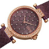 Burgi Argyle Style Purple Dial Ladies Watch BUR263PU - The Watches Men & Co #2