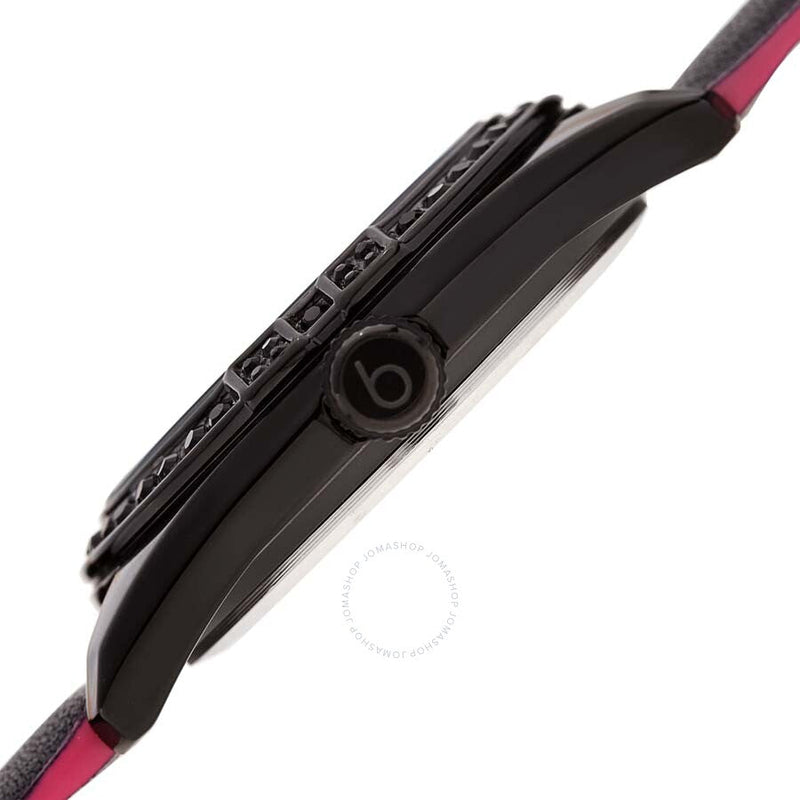 Burgi Black Dial Ladies Watch BUR206BK - The Watches Men & Co #3