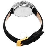 Burgi Crystal Black Dial Black Leather Ladies Watch BUR234BK - The Watches Men & Co #4