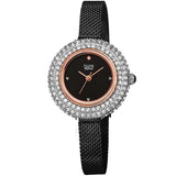 Burgi Diamond Black Dial Ladies Watch BUR236BKR - The Watches Men & Co