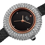 Burgi Diamond Black Dial Ladies Watch BUR236BKR - The Watches Men & Co #2