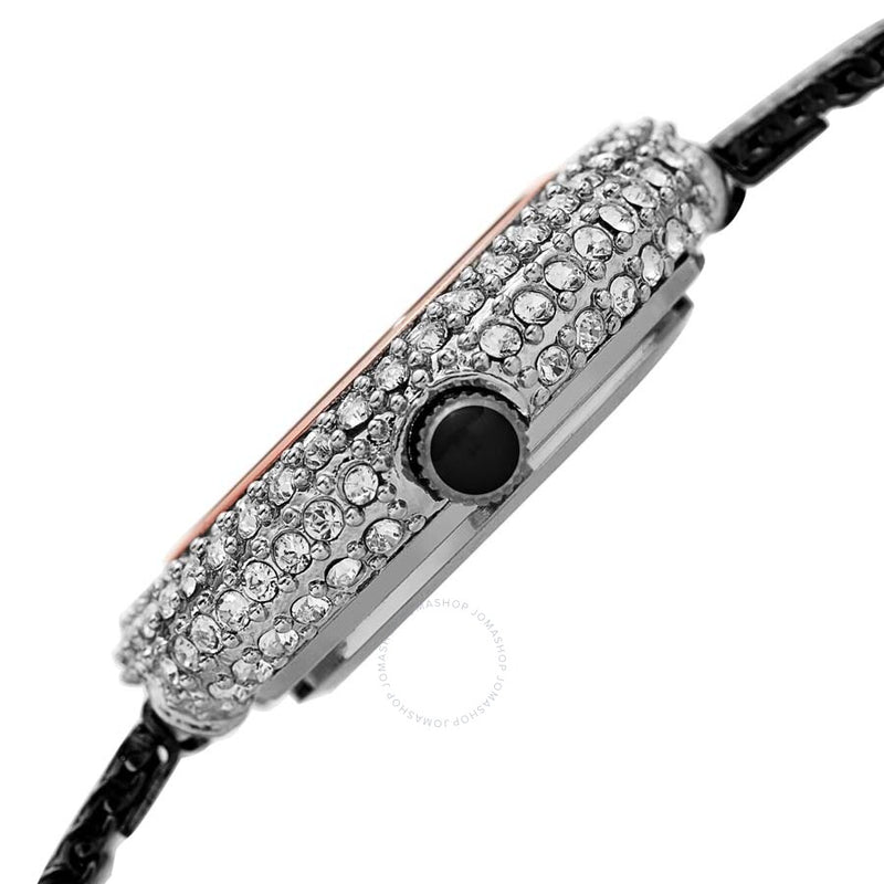 Burgi Diamond Black Dial Ladies Watch BUR236BKR - The Watches Men & Co #3