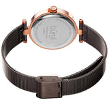 Burgi Black Dial Black-plated Mesh Ladies Watch BUR231GN - The Watches Men & Co #4