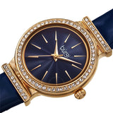 Burgi Blue Dial Blue Leather Ladies Watch BUR230BU - The Watches Men & Co #2