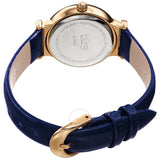 Burgi Blue Dial Blue Leather Ladies Watch BUR230BU - The Watches Men & Co #4